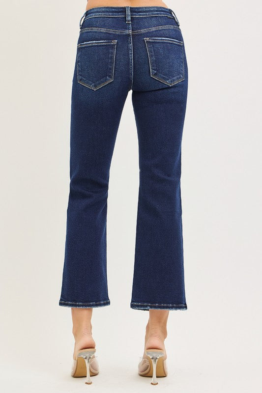 Tilly Curvy Tummy Control High Rise Crop Bootcut Jean